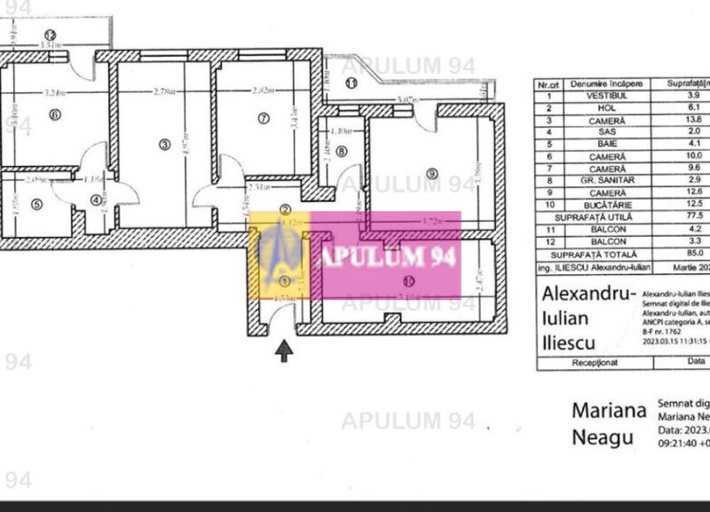 Apartament 4 camere Colentina Maior Bacila